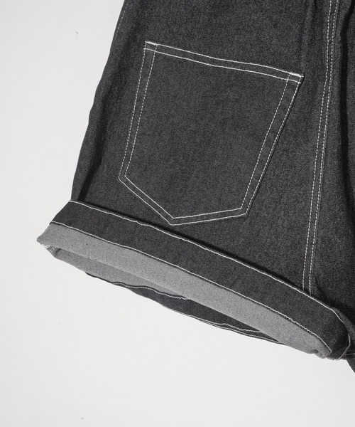 MILKFED.（ミルクフェド）の「MINI CULOTTES（デニムパンツ・レディース・ブラック/ピンク/グレー・M/S）」の5枚目の写真