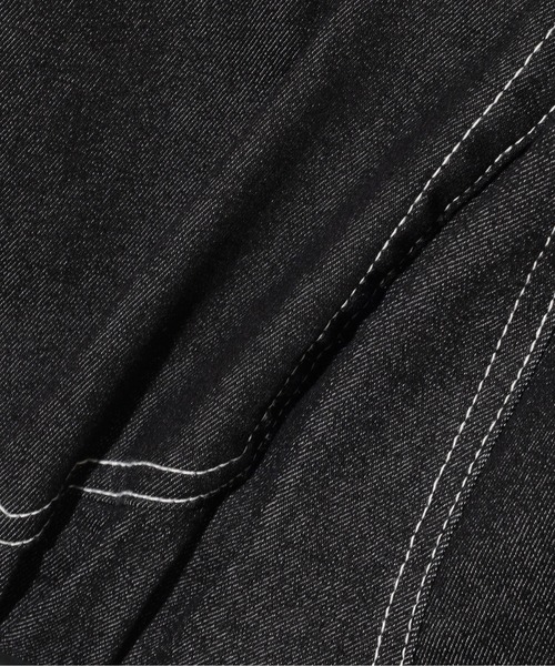 MILKFED.（ミルクフェド）の「MINI CULOTTES（デニムパンツ・レディース・ブラック/ピンク/グレー・M/S）」の6枚目の写真