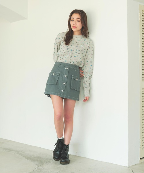 MILKFED.（ミルクフェド）の「MINI CULOTTES（デニムパンツ・レディース・ブラック/ピンク/グレー・M/S）」の22枚目の写真