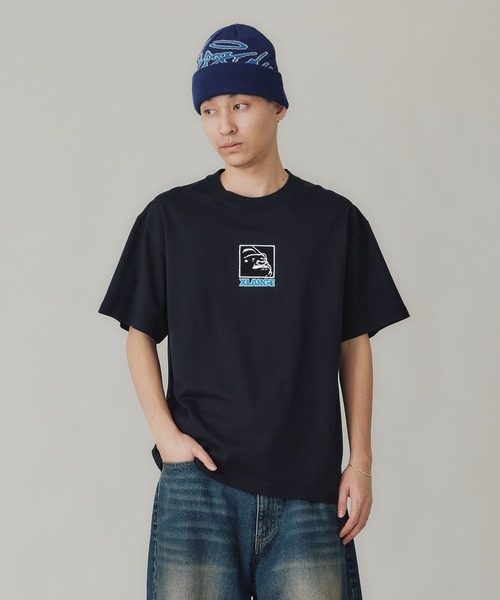 XLARGE(エクストララージ)の「【販売終了】SQUARE OG S/S TEE(Tシャツ/カットソー・メンズ・グリーン/ネイビー/ブラック/ホワイト・M/S/XL/L)」の8枚目の写真