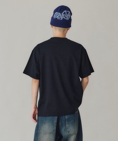 XLARGE(エクストララージ)の「【販売終了】SQUARE OG S/S TEE(Tシャツ/カットソー・メンズ・グリーン/ネイビー/ブラック/ホワイト・M/S/XL/L)」の10枚目の写真