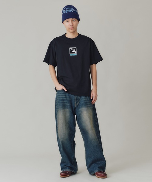 XLARGE(エクストララージ)の「【販売終了】SQUARE OG S/S TEE(Tシャツ/カットソー・メンズ・グリーン/ネイビー/ブラック/ホワイト・M/S/XL/L)」の11枚目の写真