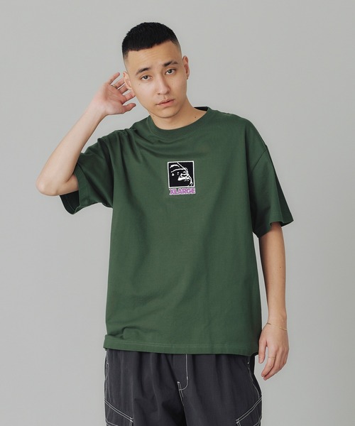 XLARGE(エクストララージ)の「【販売終了】SQUARE OG S/S TEE(Tシャツ/カットソー・メンズ・グリーン/ネイビー/ブラック/ホワイト・M/S/XL/L)」の14枚目の写真