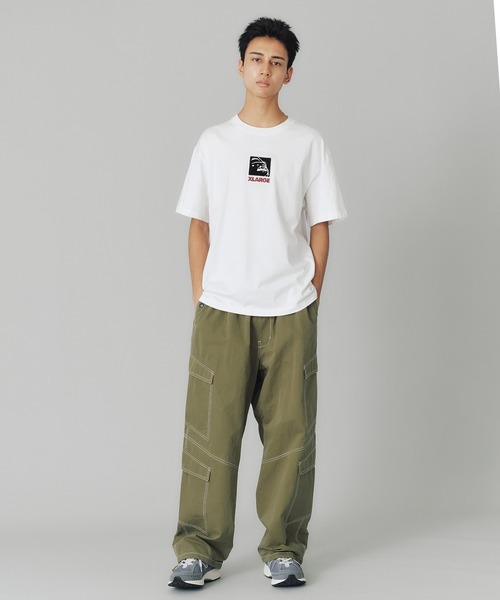 XLARGE(エクストララージ)の「【販売終了】SQUARE OG S/S TEE(Tシャツ/カットソー・メンズ・グリーン/ネイビー/ブラック/ホワイト・M/S/XL/L)」の17枚目の写真