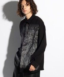 HARE | フロントダークフラワープリントシャツ(HARE)(シャツ/ブラウス)
