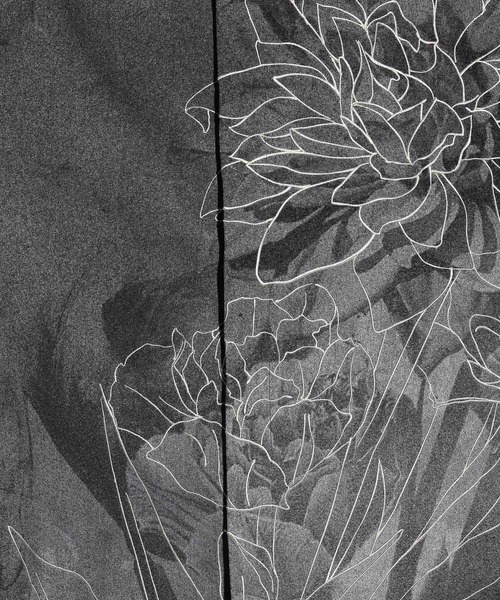 HARE（ハレ）の「フロントダークフラワープリントシャツ(HARE)（シャツ/ブラウス・メンズ・ブラック/ホワイト・FREE）」の15枚目の写真