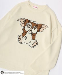 GREMLINS/グレムリン ギズモ ジャガード刺繍 春ニット トップス レディース メンズ