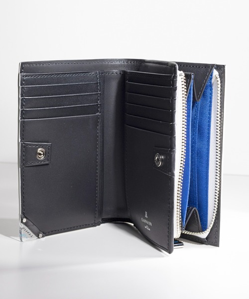 LANVIN en Bleu（ランバンオンブルー）の「“アクア” セミ長財布