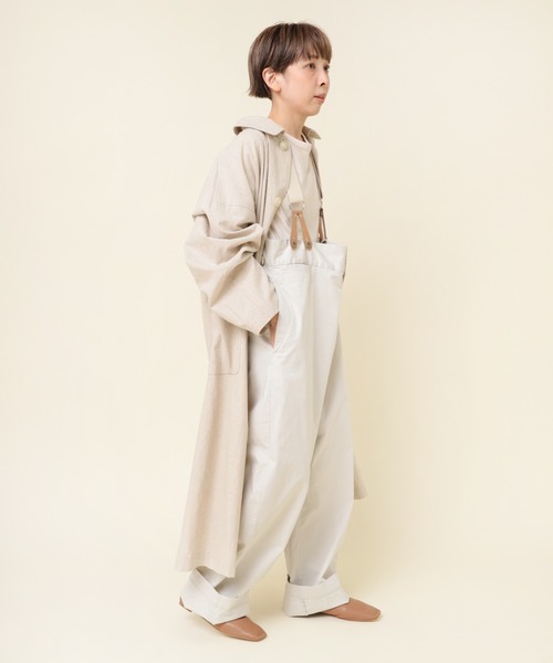 RNA-N(アールエヌエーエヌ)の「O0717 ライトトラウザーサスペンダーパンツ(チノパンツ・レディース・ブラック/ベージュ/ライトグレー・MEDIUM)」の21枚目の写真