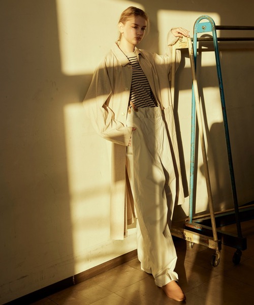 RNA-N(アールエヌエーエヌ)の「O0717 ライトトラウザーサスペンダーパンツ(チノパンツ・レディース・ブラック/ベージュ/ライトグレー・MEDIUM)」の5枚目の写真