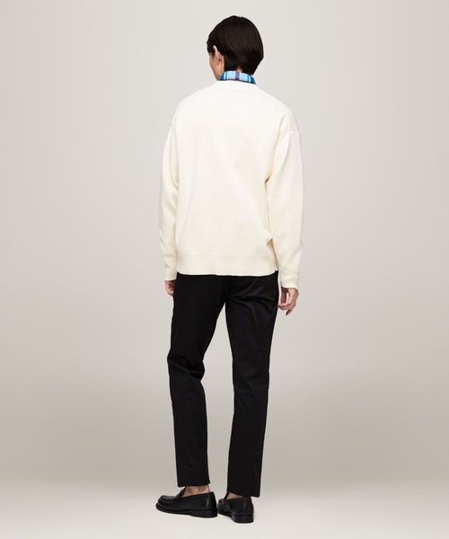 TOMMY HILFIGER（トミーヒルフィガー）の「グローバルストライプカーディガン（カーディガン/ボレロ・メンズ・ネイビー/ホワイト・LARGE/MEDIUM/SMALL/X-LARGE）」の12枚目の写真