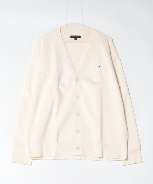 TOMMY HILFIGER（トミーヒルフィガー）の「グローバルストライプカーディガン（カーディガン/ボレロ・メンズ・ネイビー/ホワイト・LARGE/MEDIUM/SMALL/X-LARGE）」の14枚目の写真