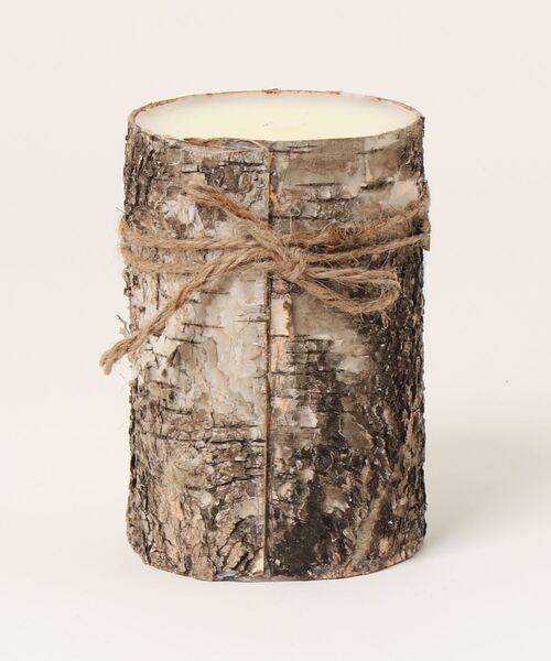DULTON（ダルトン）の「BIRCH WOOD LOG CANDLE M/ バーチ ウッド ログ キャンドル M（キャンドル・メンズ・ブラウン・MEDIUM）」の3枚目の写真