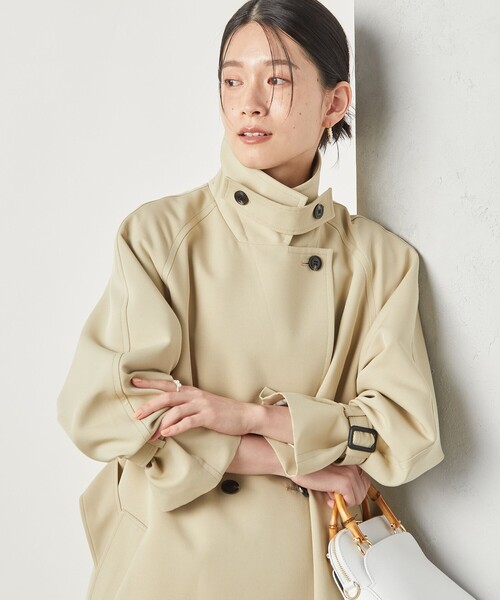NOLLEY’S Sophi（ノーリーズソフィ）の「中空ツイルトレンチコート（トレンチコート・レディース・ベージュ/イエロー・38/36）」の21枚目の写真