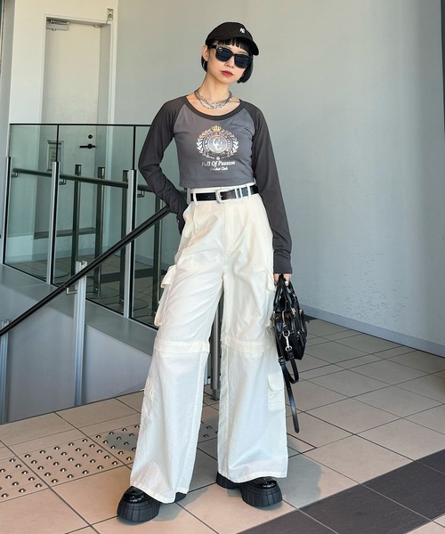 PAGEBOY（ページボーイ）の「ピッタミニラグランロンT（Tシャツ