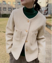 ap retro | ノーカラージャケット(ノーカラージャケット)