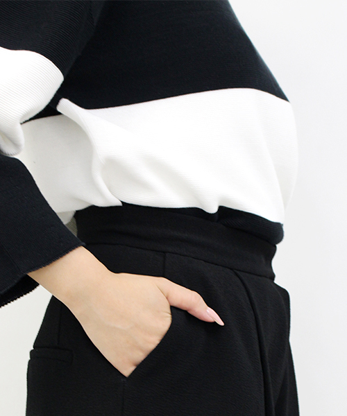 robbem（ロベム）の「【robbem】ジョーゼットガウチョパンツ（その他パンツ・レディース・クリーム/ブラック・38/36）」の13枚目の写真
