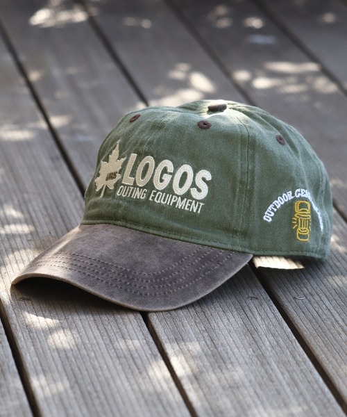 LOGOS(ロゴス)の「【LOGOS/ロゴス】ヴィンテージロゴキャップ(キャップ・メンズ・グリーン系1/イエロー/グリーン系2/レッド・FREE)」の2枚目の写真