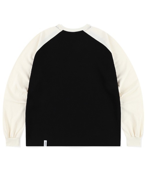 MAHAGRID(マハグリッド)の「『mahagrid/マハグリッド』YOUTH RAGLAN LS TEE/ラグランロングスリーブTシャツ(Tシャツ/カットソー・メンズ・グレー/ブラック/パープル・M/L)」の14枚目の写真
