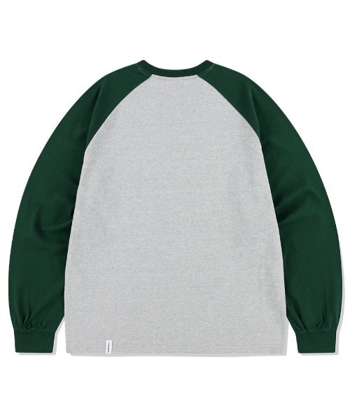 MAHAGRID(マハグリッド)の「『mahagrid/マハグリッド』YOUTH RAGLAN LS TEE/ラグランロングスリーブTシャツ(Tシャツ/カットソー・メンズ・グレー/ブラック/パープル・M/L)」の11枚目の写真