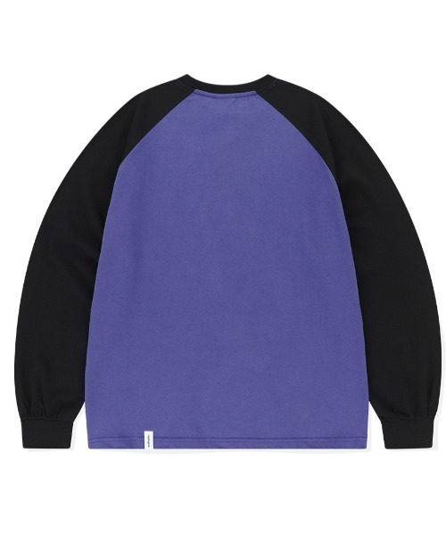 MAHAGRID(マハグリッド)の「『mahagrid/マハグリッド』YOUTH RAGLAN LS TEE/ラグランロングスリーブTシャツ(Tシャツ/カットソー・メンズ・グレー/ブラック/パープル・M/L)」の17枚目の写真