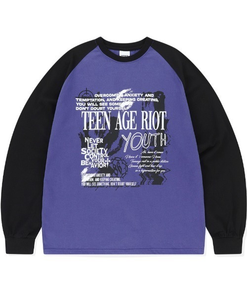【mahagrid】24SS★ YOUTH RAGLAN LS TEE mahagrid/マハグリッド』YOUTH RAGLAN LS TEE/ラグランロング