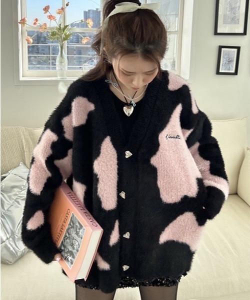 Supreme カウ柄 カーディガン XL Cow Print Cardigan | Supreme 21fw