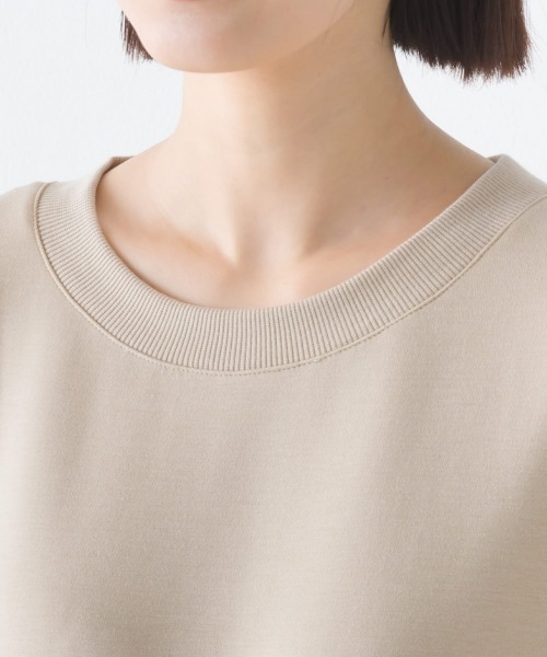 OMNES(オムネス)の「ソフトダンボールニットボリューム袖ワンピース長袖(ワンピース・レディース・ブラック/ベージュ/グレー・FREE)」の16枚目の写真