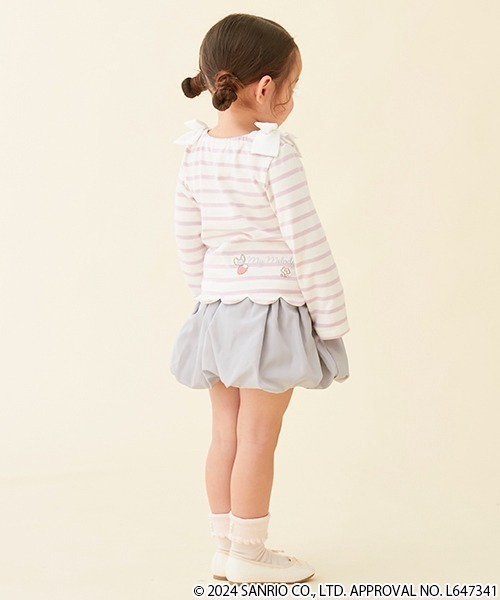 petit main(プティマイン)の「バルーンスカート(スカート・キッズ・ライトベージュ/ブラック/ブルーグレー・100cm/110cm/80cm/120cm/130cm/90cm)」の14枚目の写真