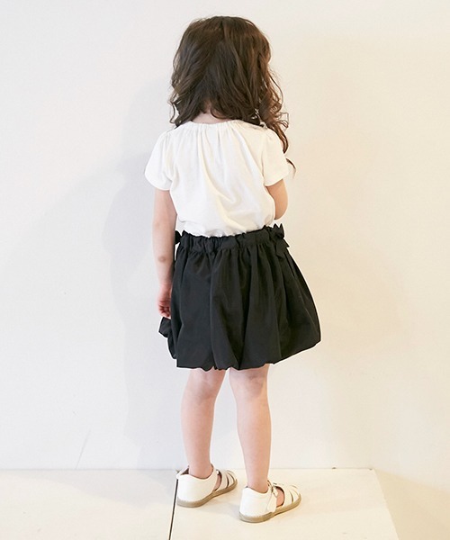 petit main(プティマイン)の「バルーンスカート(スカート・キッズ・ライトベージュ/ブラック/ブルーグレー・100cm/110cm/80cm/120cm/130cm/90cm)」の15枚目の写真