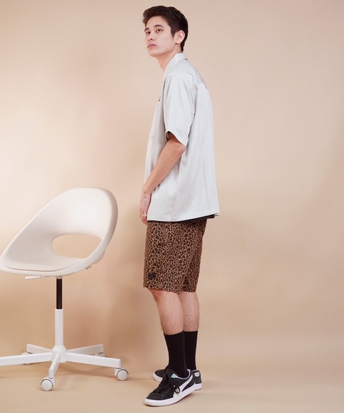 SANTA CRUZ（サンタクルーズ）の「【ムラサキスポーツ限定】SANTACRUZ/サンタクルーズ 半袖シャツ ワークシャツ ストライプ柄 502241204（シャツ/ブラウス・メンズ・ホワイト/ブルー/ライトベージュ・M/L/XL）」の16枚目の写真