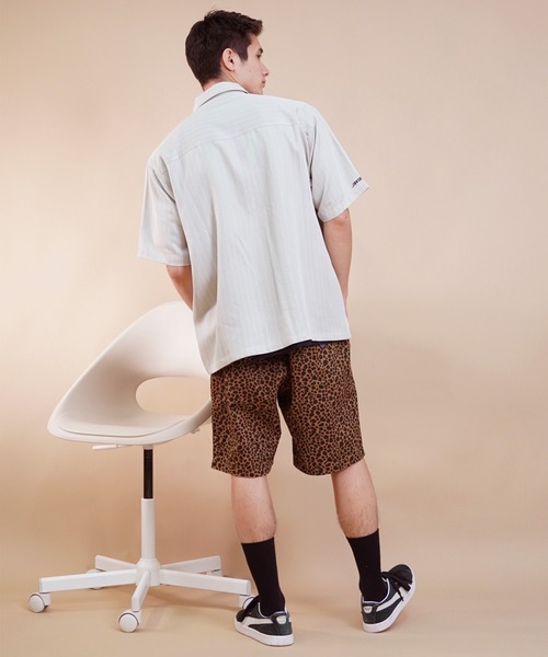 SANTA CRUZ（サンタクルーズ）の「【ムラサキスポーツ限定】SANTACRUZ/サンタクルーズ 半袖シャツ ワークシャツ ストライプ柄 502241204（シャツ/ブラウス・メンズ・ホワイト/ブルー/ライトベージュ・M/L/XL）」の17枚目の写真