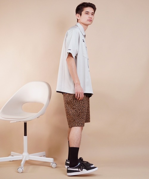 SANTA CRUZ（サンタクルーズ）の「【ムラサキスポーツ限定】SANTACRUZ/サンタクルーズ 半袖シャツ ワークシャツ ストライプ柄 502241204（シャツ/ブラウス・メンズ・ホワイト/ブルー/ライトベージュ・M/L/XL）」の18枚目の写真