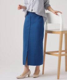 DRESKIP | ◆【洗える/2WAY/セットアップ可】スポンディッシュ ナロースカート(スカート)