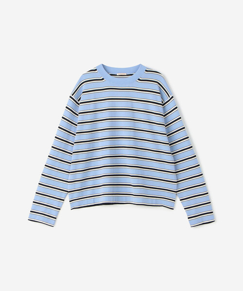 Bshop(ビショップ)の「RYE TENDER | 〈別注〉クルーネックニット WOMEN(ニット/セーター・レディース・ブルー系その他5/ブルー系その他/ホワイト/ブラウン・0)」の3枚目の写真