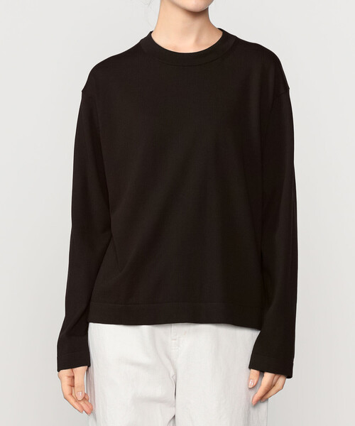 Bshop(ビショップ)の「RYE TENDER | 〈別注〉クルーネックニット WOMEN(ニット/セーター・レディース・ブルー系その他5/ブルー系その他/ホワイト/ブラウン・0)」の17枚目の写真
