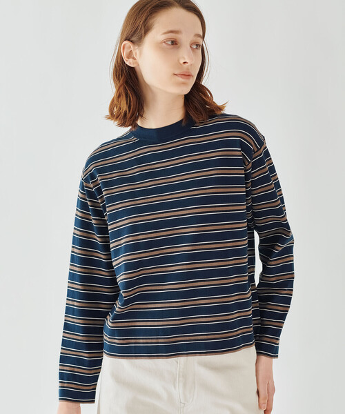 Bshop(ビショップ)の「RYE TENDER | 〈別注〉クルーネックニット WOMEN(ニット/セーター・レディース・ブルー系その他5/ブルー系その他/ホワイト/ブラウン・0)」の20枚目の写真