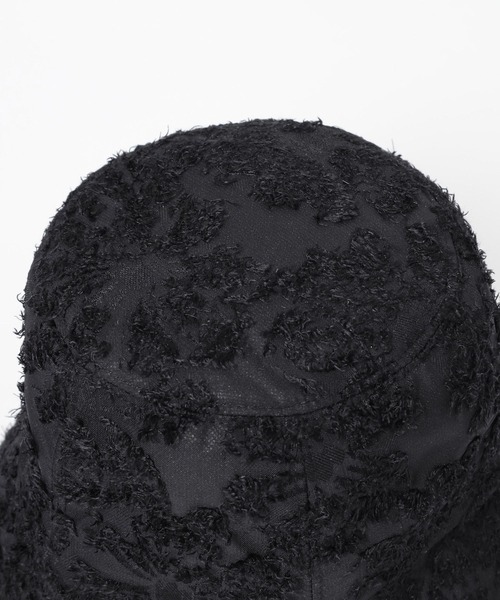 HARE（ハレ）の「ガラジャガードハット(HARE)（ハット・レディース・ブラック/アイボリー・FREE）」の5枚目の写真