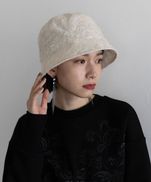 HARE（ハレ）の「ガラジャガードハット(HARE)（ハット・レディース・ブラック/アイボリー・FREE）」の11枚目の写真