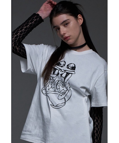 tシャツ A'GEM/9 × .kom 「 FANCY CLUB/ファンシークラブ」 ROVE GYPSY TEE/ジプシー Tシャツ レディース A'GEM/9 × .kom 『 FANCY CLUB/ファンシークラブ』 ROVE GYPSY