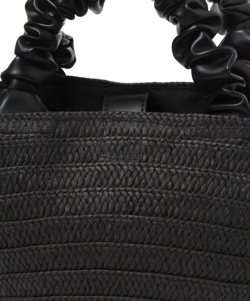 LAKOLE（ラコレ）の「2WAYペーパーギャザーバッグ / 996442（ショルダーバッグ・レディース・グレー/アイボリー/ブラック・FREE）」の10枚目の写真