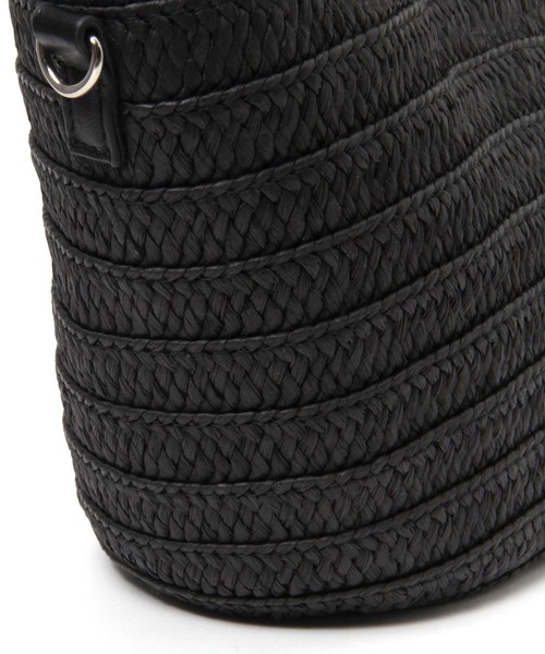 LAKOLE（ラコレ）の「2WAYペーパーギャザーバッグ / 996442（ショルダーバッグ・レディース・グレー/アイボリー/ブラック・FREE）」の12枚目の写真