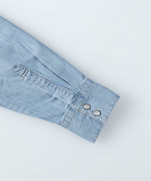 Levi's（リーバイス）の「【Levi's】スタンダードウエスタンシャツ（シャツ/ブラウス・メンズ・ライトインディゴブルー・L/M/S）」の6枚目の写真