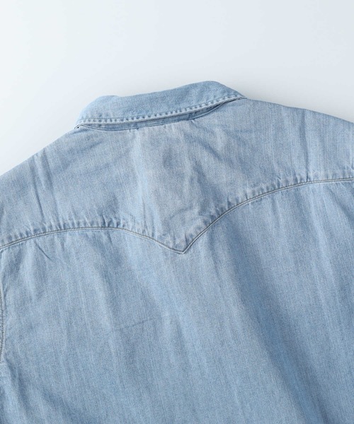 Levi's（リーバイス）の「【Levi's】スタンダードウエスタンシャツ（シャツ/ブラウス・メンズ・ライトインディゴブルー・L/M/S）」の4枚目の写真