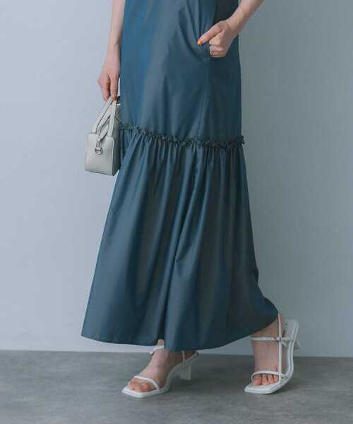 HEYUMM（ヘユム）の「ティアードキャミワンピース（ワンピース・レディース・チャコールグレー/アイボリー/ネイビー・ONE/S）」の20枚目の写真