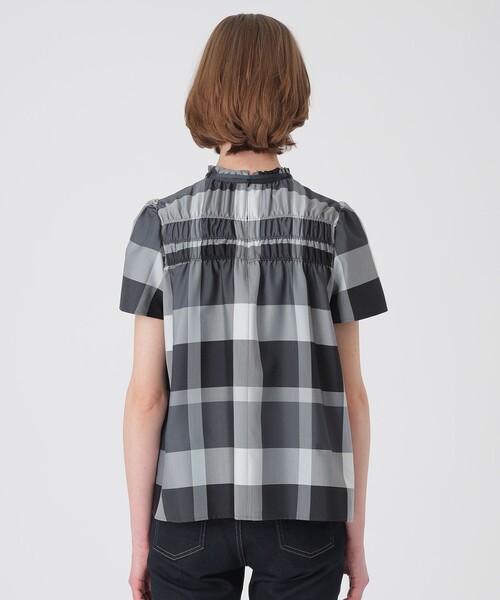 24AW新作✨BLUELABELクレストブリッジチェックハーフスパンツイルシャツ BLUE LABEL CRESTBRIDGE（ブルーレーベルクレストブリッジ）の