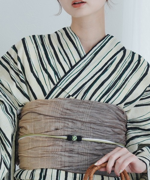 選べる浴衣3点セット 綿麻 古典レトロ（浴衣）｜utatane