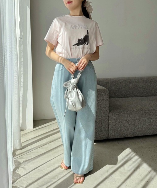 one after another NICE CLAUP（ワンアフターアナザーナイスクラップ）の「アソートTee（Tシャツ/カットソー・レディース・ピンク/ホワイト系その他/ブラック/オフホワイト・FREE）」の5枚目の写真