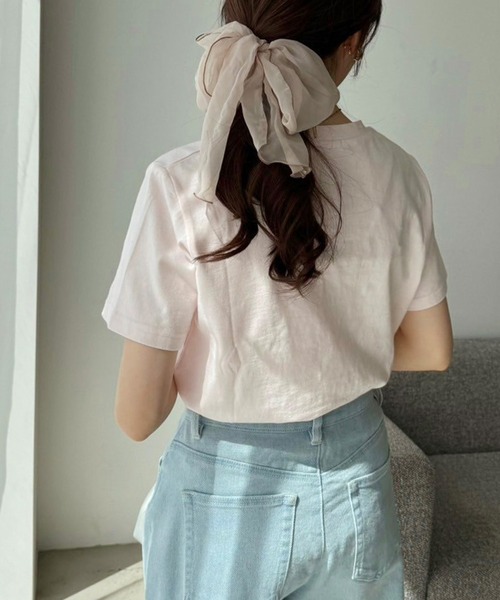 one after another NICE CLAUP（ワンアフターアナザーナイスクラップ）の「アソートTee（Tシャツ/カットソー・レディース・ピンク/ホワイト系その他/ブラック/オフホワイト・FREE）」の7枚目の写真