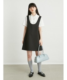 lilybrown シャツセットツイードミニワンピース LILY BROWN（リリーブラウン）の「[L.B CANDY STOCK]シャツ